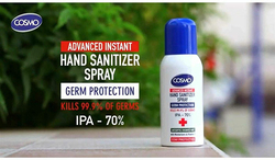 Cosmo Advanced Instant Antiseptic & Disinfectant Hand Sanitizer Spray, 100ml