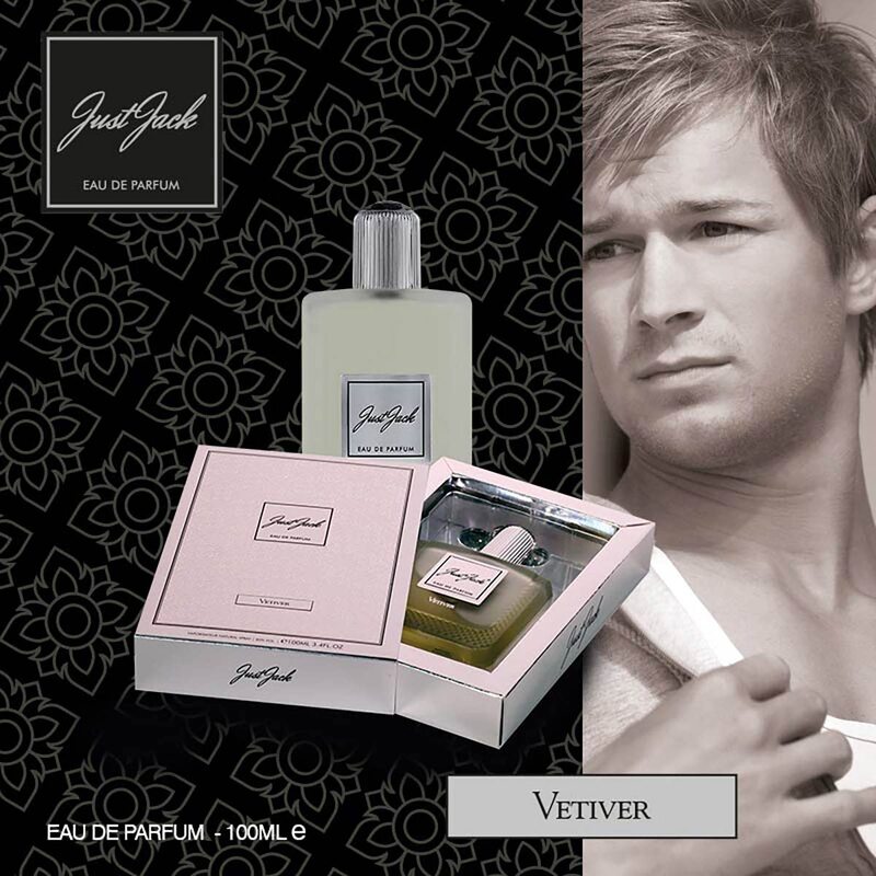 Just Jack Vetiver Perfumes For Men Eau De Parfum 100ML, For Him Long Lasting Fragrance