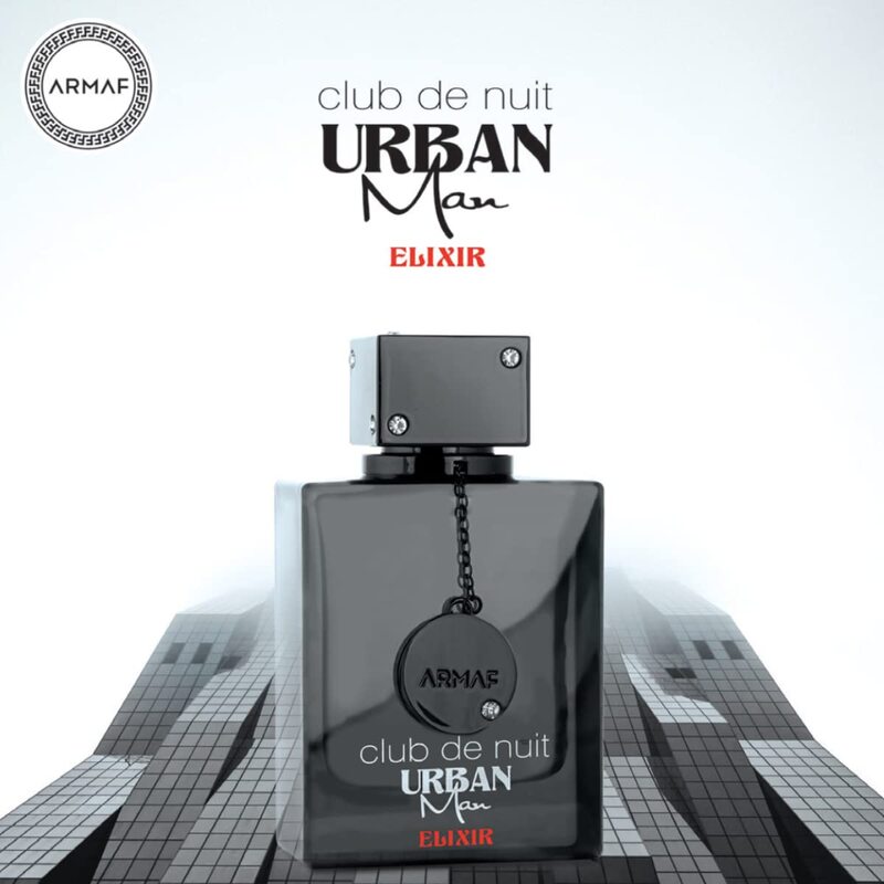 Armaf Perfume Club De Nuit Urban Elixir Man Eau De Parfum 105ml For Him, Black, Perfumes for Men