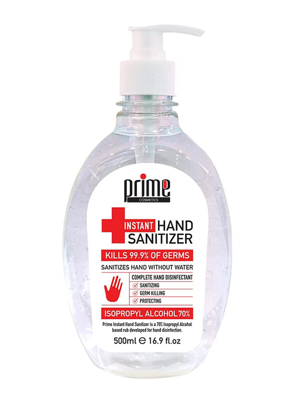Prime Instant Hand Sanitizer Gel, 500ml x 24 Pieces