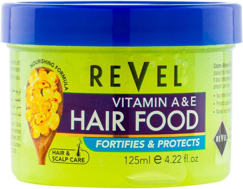 Revel Hairs Care Hair Food Formula For Men & Women 125ml, Reduce Hair Brakeage, Deeply Moisturizing, Leaving It Soft, Smooth, Healthy (Vitamin A & B)
