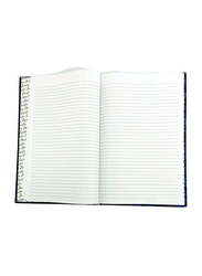 بيبرلاين HB02799 كتاب مخطوطة / سجل ، 3.3 × 21 سم ، 144 ورقة ، أزرق