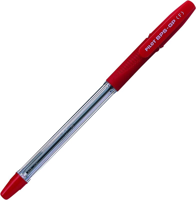Pilot 12-Piece Ballpoint Pen Set, Red