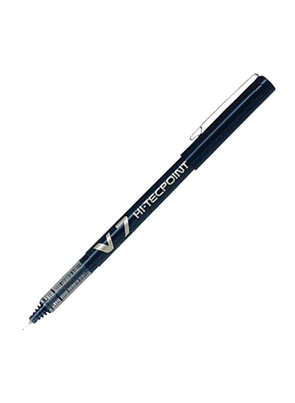Pilot V7 Hi Tecpoint Rollerball Pen, 0.7mm, Black