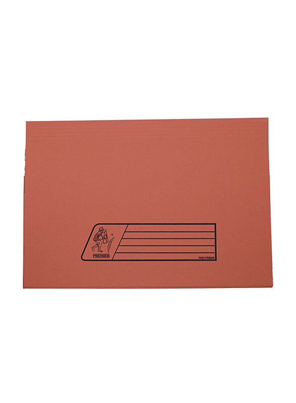 

Delight Premier 300GSM Full Flap/Cover File, 10 Piece, Orange