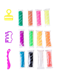 Deli ED75246 Dough Bright and Vivid Colors, 12 Pieces, Multicolor
