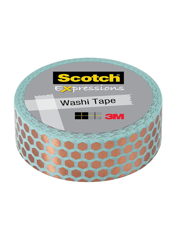 

Scotch Expressions Metallic Tape, 3/4 x 5 /55 Yards, Silver