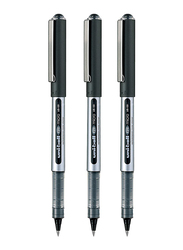 Uniball 3-Piece Eye Micro Rollerball Pen Set, 0.5mm, UB-150, Black