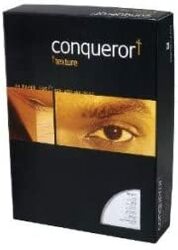 Conqueror White Laid Finish Paper, 500 Sheets, 100 GSM, A4 Size, White