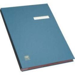 Quick Office Elba 41403 Signature Book, 20 Compartments, PVC Cover, Blue