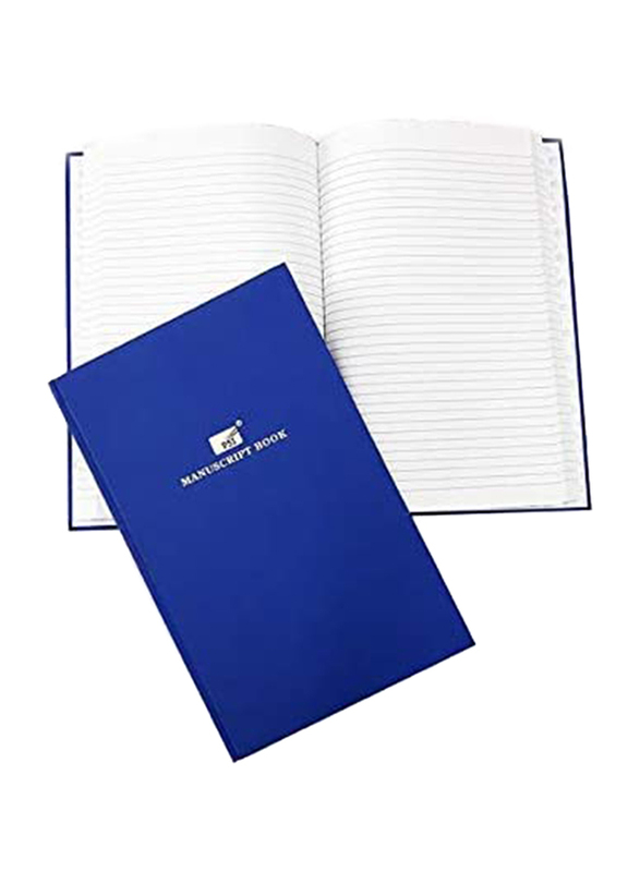 PSI Manuscript Book, 5Qr, A4 Size, Blue