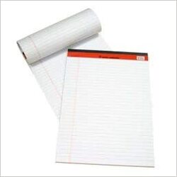 Quick Office Sinarline Lined Legal Pad, 10 x 50 Sheets, A4 Size, White