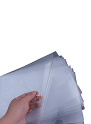 Nuobesty L-Type Document Folder File, 12 Pieces, Clear
