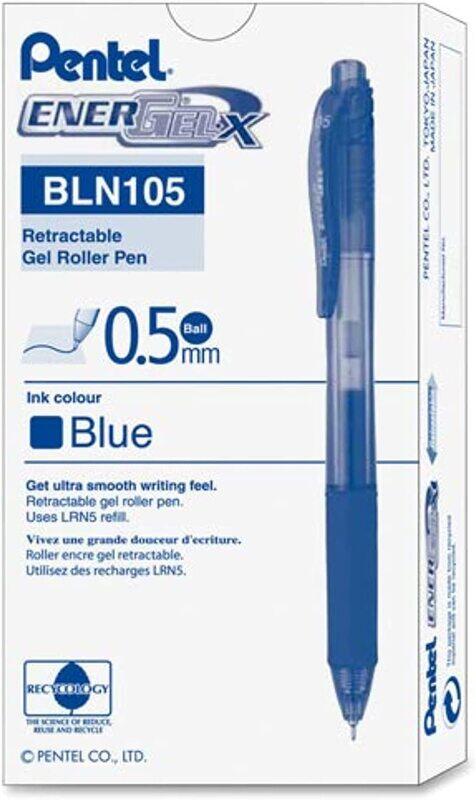 

Pentel 12-Piece Energel Gel Pen, Blue