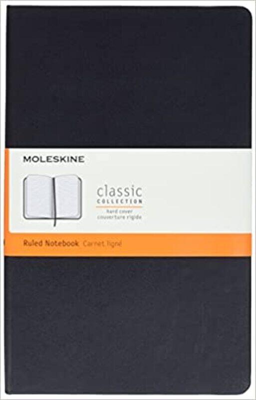 

Moleskine Large Ruled Notebook, 13 x 21cm, Black