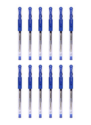 Uniball 12-Piece Signo UM151 Dx Fine Ballpoint Pen Set, Blue