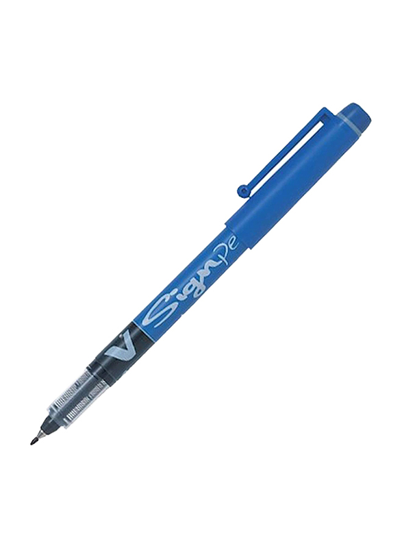 Pilot 12-Piece V Sign Roller Ball Pen, 0.7mm Set, Blue