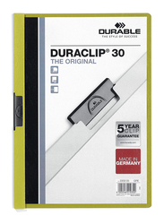 Durable DUPG2200-05 Duraclip File, A4 Size, Green