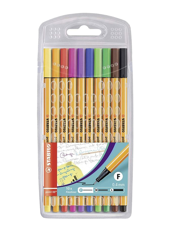 ستابيلو طقم أقلام بوينت 88 من 20 قطعة متعدد الألوان