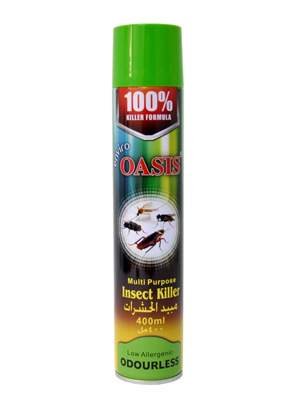 Enviro Care Oasis Multipurpose Insect Killer Spray, 2 Pieces x 400ml