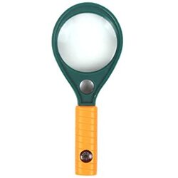 Sadaf 50mm Magnifying Glass, Orange