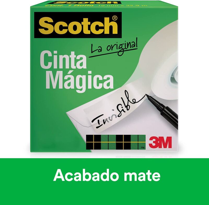 Scotch Magic Tape Numerous Applications, 3 Rolls, 810-3Pk, 3/4 x 1296-Inch, White