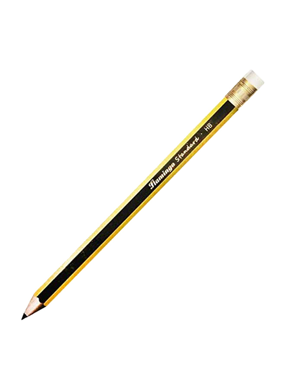 فلامنجو أقلام رصاص رقم 20 HB جامبو من 12 قطعة متعدد الألوان