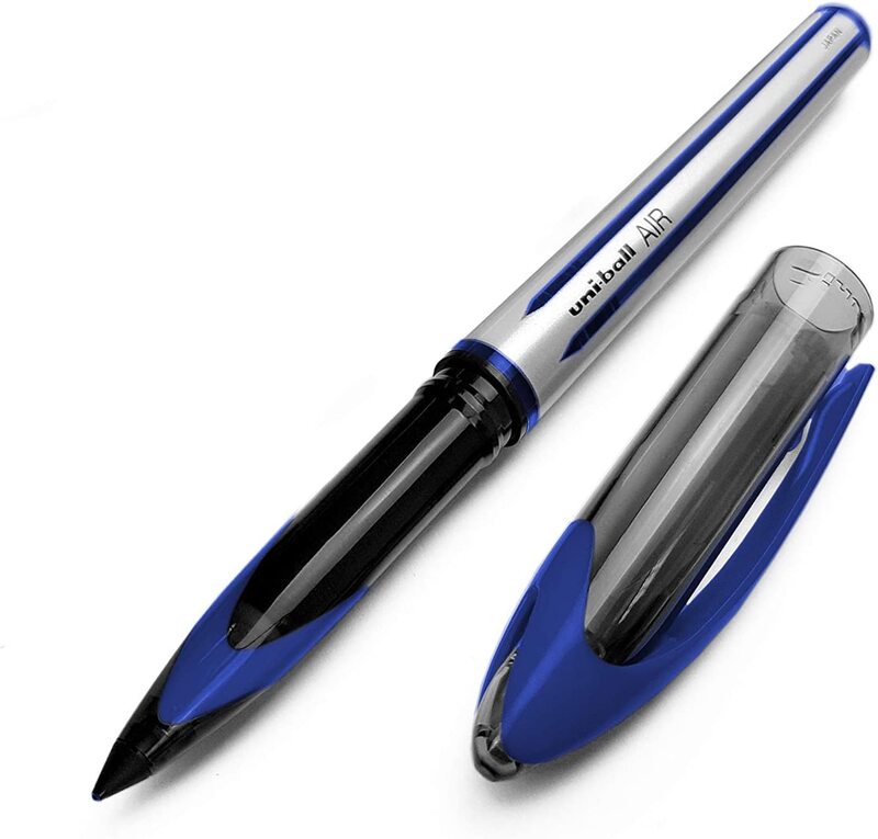 Uniball 12-Piece Air Rollerball Pen Set, 0.7mm, UBA-188-L, Blue