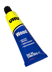 UHU Wood Glue, 27ml, Yellow/Blue
