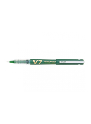 Pilot Hi-Tecpoint Liquid Ink Roller Ball Pen, 0.7mm, V7, Green