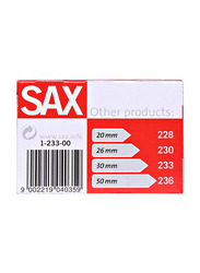 Sax Paper Clips, 10 x 100 Pieces, 30mm, Silver