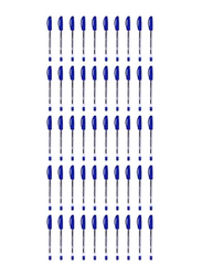 Faber-Castell 50-Piece Ballpoint Pen, 0.7mm Set, 1423, Blue