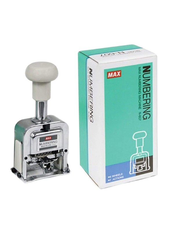 Max N-607 Numbering Machine, Turquoise