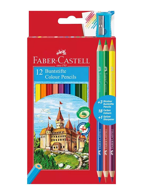 

Faber-Castell 12-Piece Classic Color Pencils Set, 115852, Multicolor