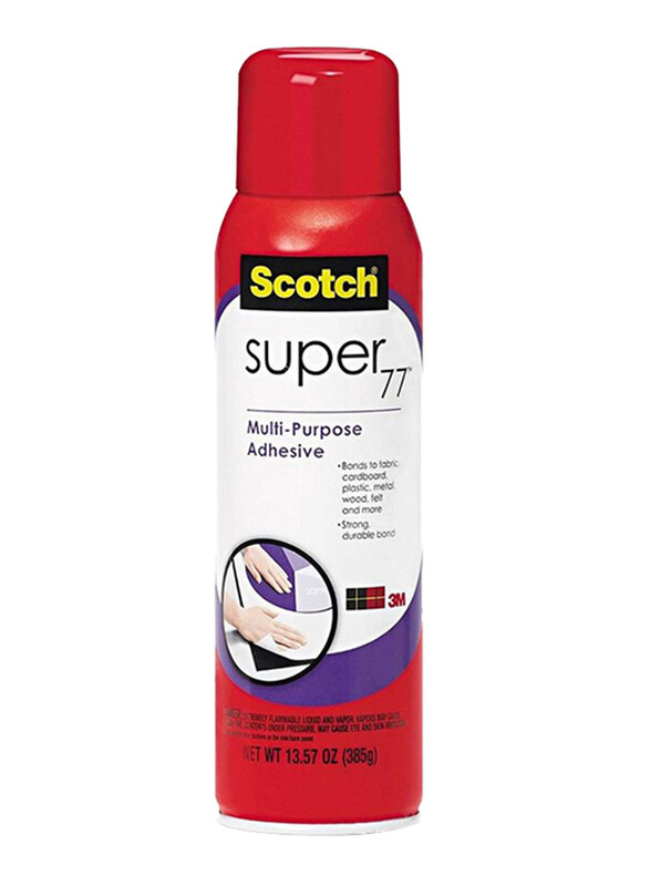 

Scotch 77 Super Spray Multipurpose Adhesive, 385gm, Clear