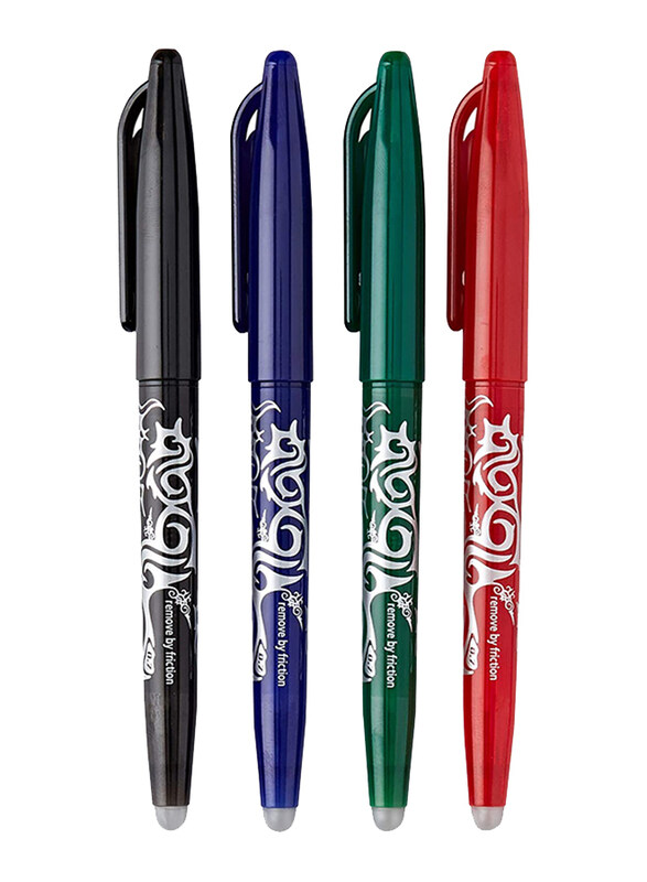 

Pilot 4-Piece Frixion Erasable Rollerball Pens, 0.7mm, Multicolor