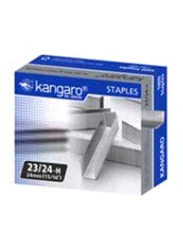 Quick Office Kangaro Staples 23/24H, 1000 Pieces, Silver