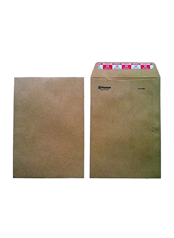 Hispapel Envelope, 32.5 X 22.8cm, 90gsm, 25 Pieces, Brown