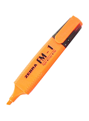 زيبرا مجموعة أقلام تحديد الوجه من 12 قطعة FM-2 برتقالي