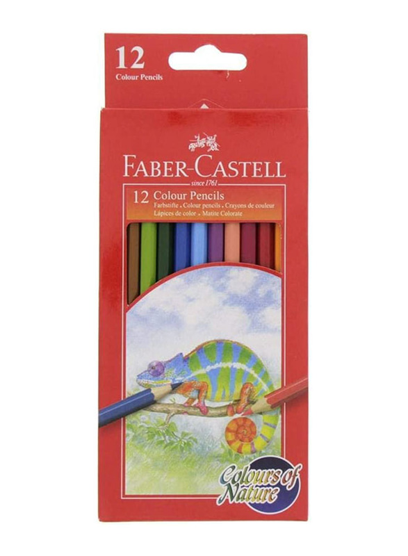 Faber-Castell Colour Pencils, 12 Pieces, Multicolour
