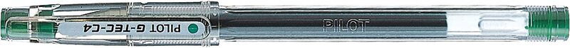 Pilot 4-Piece C4 Gtec Gel Rollerball Tip Pen, 0.4mm, Multicolour