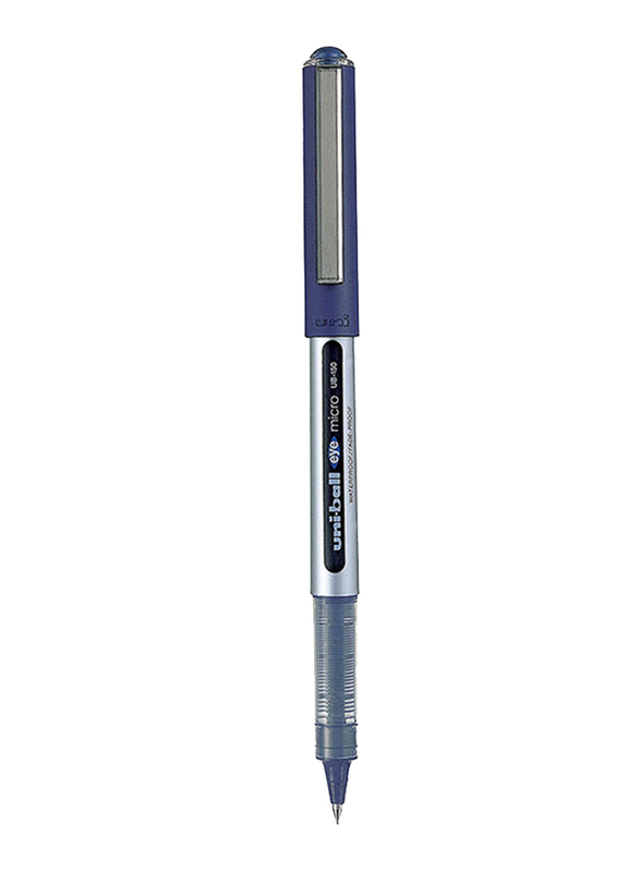 يونيبول 3 قطع طقم أقلام حبر كروية مايكرو آي ، 0.5 مم ، UB-150 أزرق