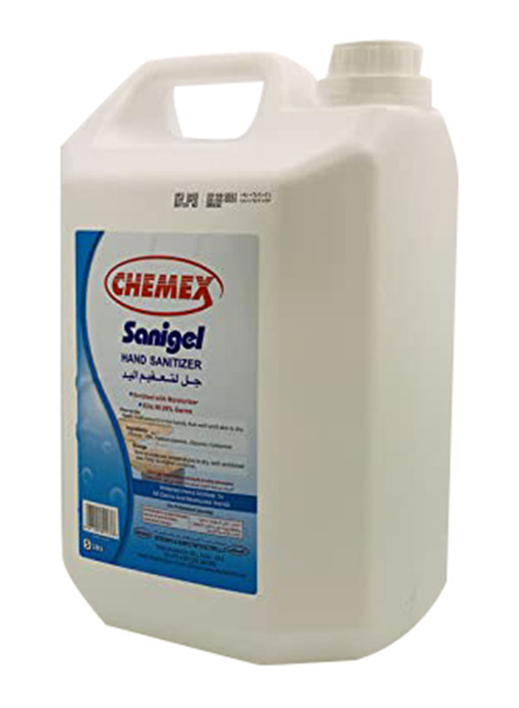 Chemex Sanigel Hand Sanitizer Gel, 5 Liter