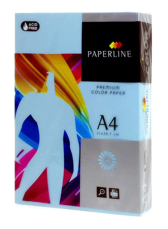 

Paperline TCOS-ST025B Indonesia Acid Free Paper, 500 Sheets, A4 Size, Blue