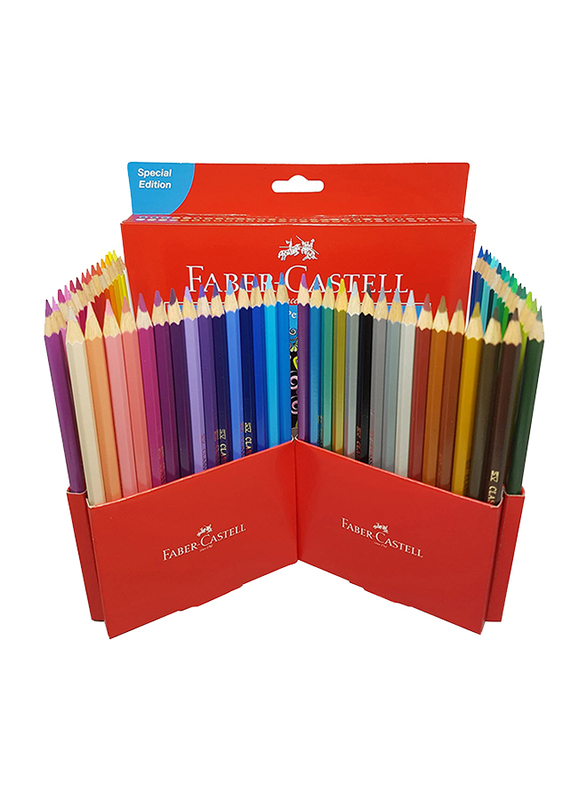 Faber-Castell 60-Piece Premium Color Pencils Set, Multicolor