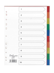 Deluxe Amt Paper File Divider without Number, 25 Piece, Multicolor