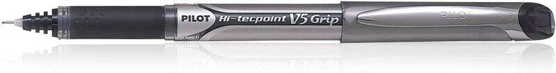 Pilot 12-Piece Hi Tech Point V5 Grip Pen, Black