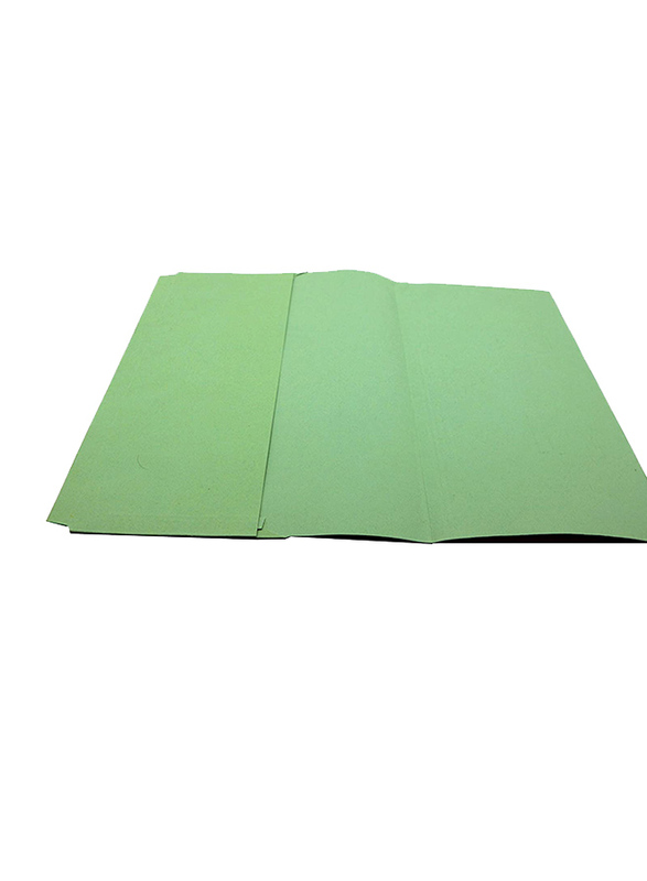 Delight Premier Document Wallet Half Flap Cover Folder, F4 220GSM, 10 Pieces, Green