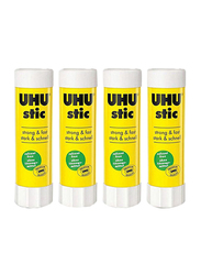 UHU Glue Stick, 21g, 4 Pieces, Yellow