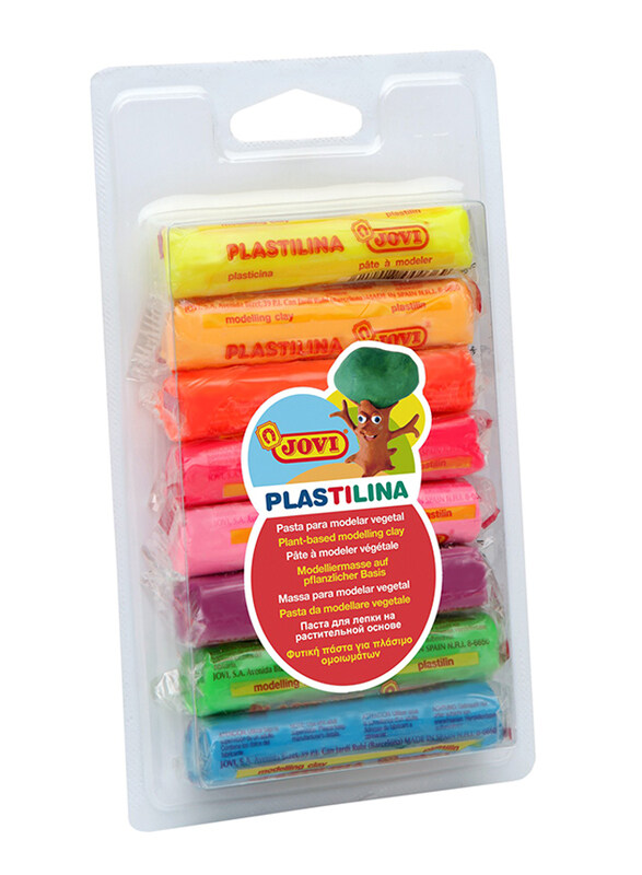 

Jovi Plastilina Modeling Clay Blister, 15g, 8 Bars, Multicolor